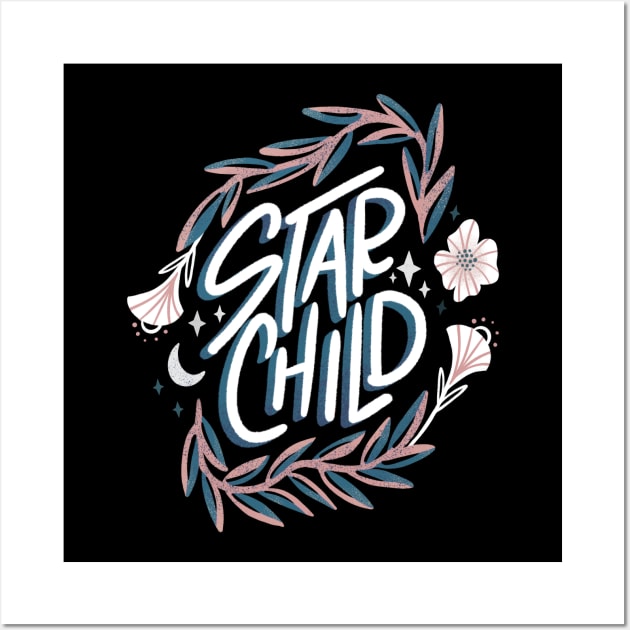 Star Child Wall Art by Off The Hook Studio